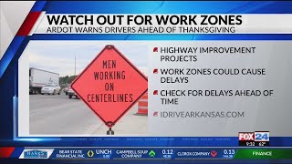 Arkansas Drivers reminded to use IDriveArkansas.com for Thanksgiving Day holiday travel information