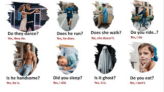 Daily Life Questions/ Answers: Using Do, Does, Did, Is, Am, and Are| Questions/Answers