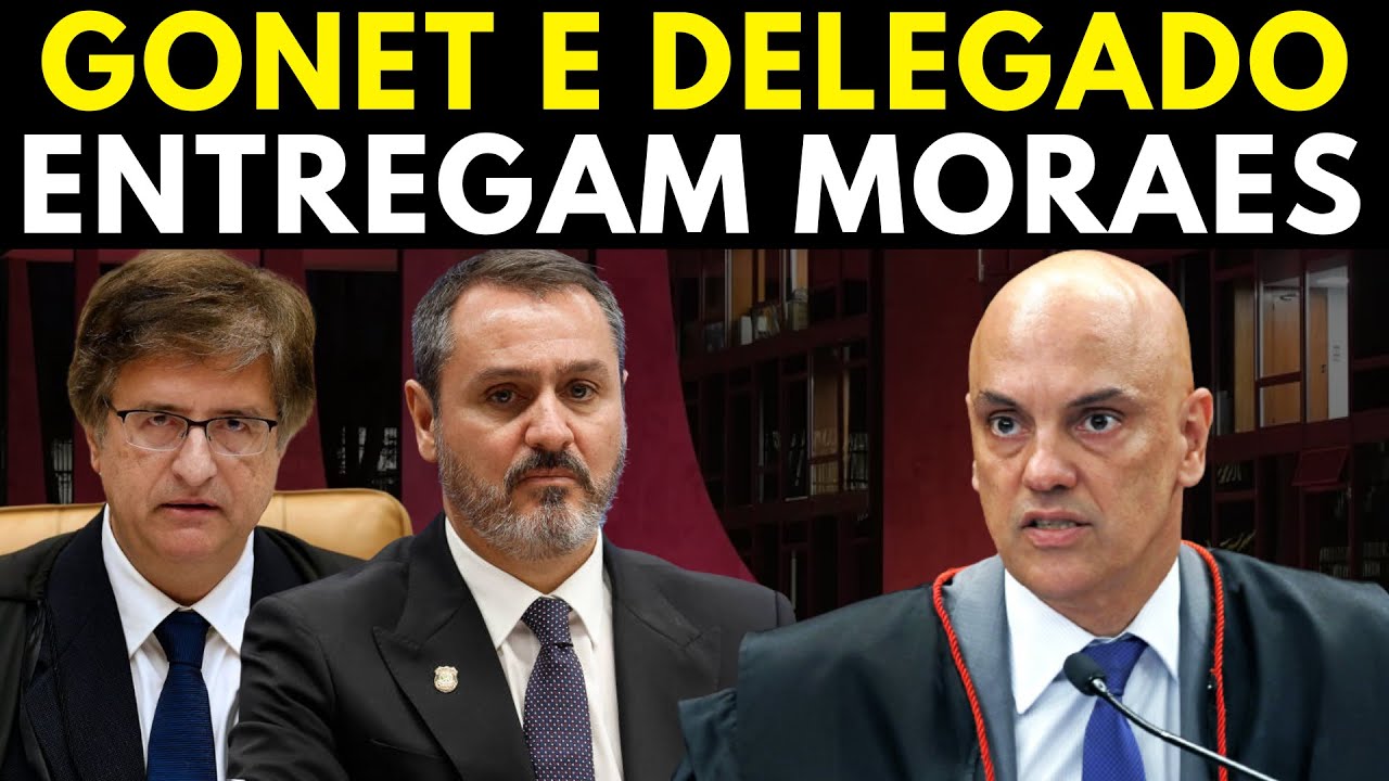 REVIRAVOLTA - DELEGADO E MORAES E PAULO GONET DA PGR ENTREGAM O JOGO E RECONHECEM SANÇÕES DOS EUA