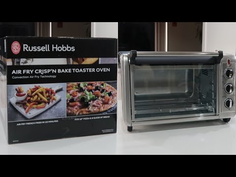 Russell Hobbs Air Fry Crisp'N Bake Toaster Oven | Unbox & Testing | Potato Chips | Chicken Wings