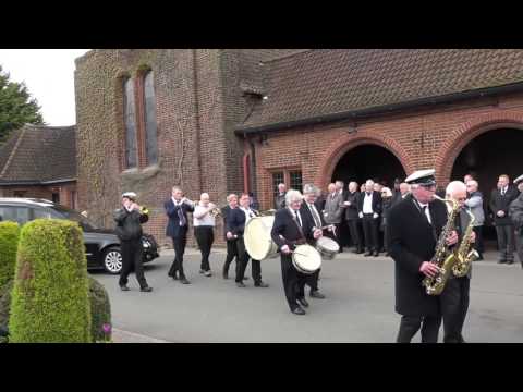 THE FUNERAL OF KEN SIMS AT  ENFIELD   CREMATORIUM 13TH APRIL 2017