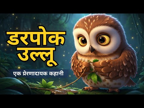 नन्हे उल्लू की सीख 🦉 ऊँचाई से डरने वाला नन्हा उल्लू (Must Watch Story)
