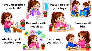 Daily English Sentences to Speak with Kids | English Speaking Practice | Daily Use English Sentences