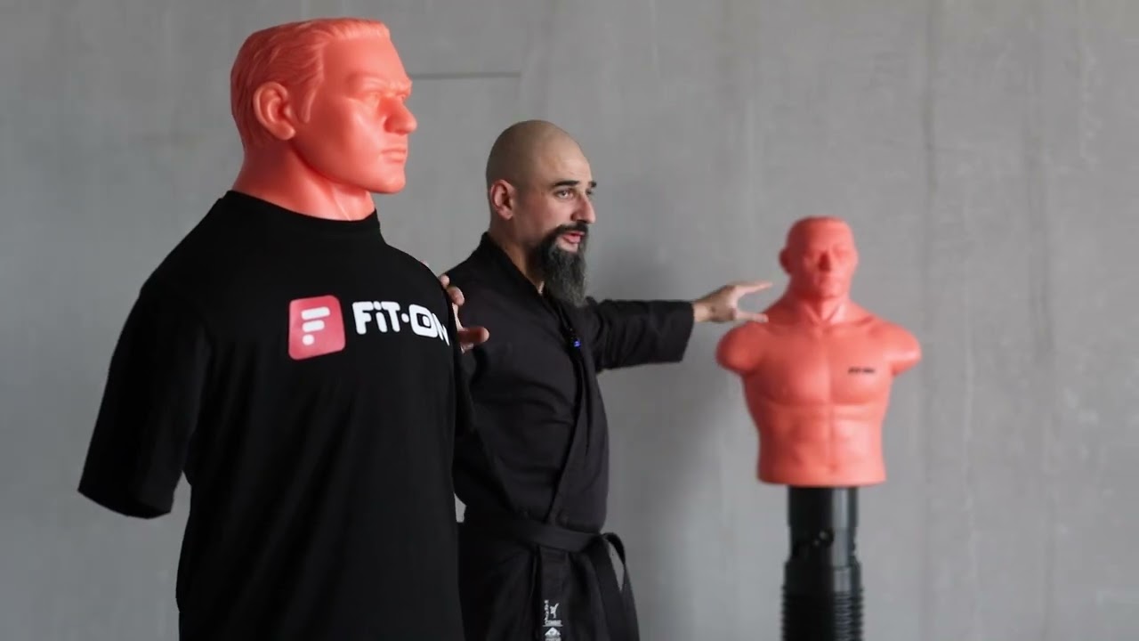 Манекен для відпрацювання ударів регульований Fit-On Jon XL