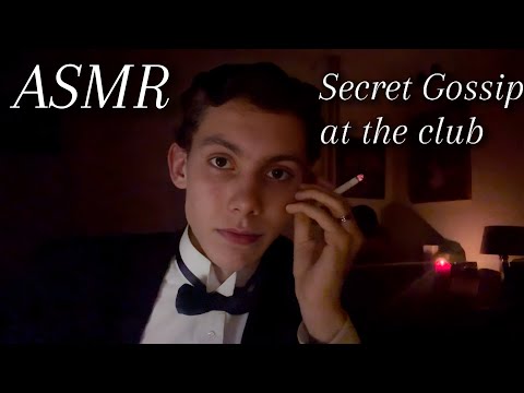 ASMR - Hidden gossip in a 1920s club, soft spoken and whispering for sleep