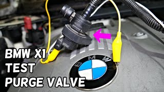 BMW X1 E84 HOW TO TEST PURGE CONTROL VALVE CODE P0443 P0444