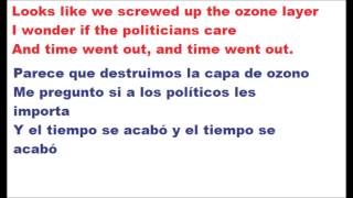 The Cranberries - Time is ticking out. Lyrics + Traducida