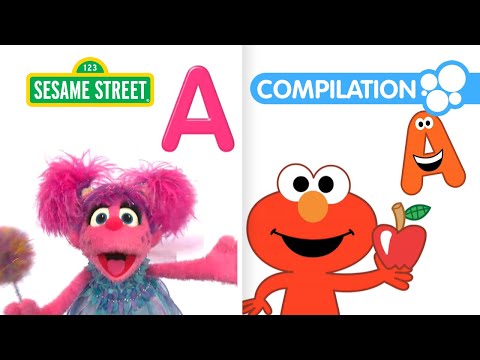 Sesame Street: All About the Letter A! | Alphabet Compilation