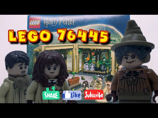Vídeo relacionado con LEGO Harry Potter Castillo de Hogwarts: Clase de Herbología - Minifiguras de Neville Longbottom, Hermione Granger y Prof. Sprout - 3 Mandrágoras de Juguete - Regalo para Niñas y Niños de 8+ Años 76445