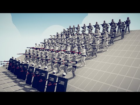 STARWARS vs US POLICE | Totally Accurate Battle Simulator - TABS