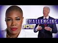 MSNBC's Symone Sanders Tells Us To Shut Up On Challenging Joe Biden