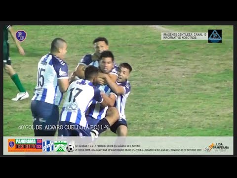 PANORAMA DEPORTIVO TV 2022: FÚTBOL: ALVEAR F. C. 2 – 1 FERRO C. OESTE C.L.P.4ªF. Z.4