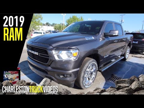 ⚫ NEW 2019 RAM 1500 Big Horn Review | HEMI V8 - Exterior & Interior 1st Look!!!