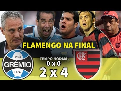 Semifinal Mercosul 2001 | 2º Jogo | Grêmio 2 x 4 Flamengo , nos penaltis [ 0 x 0 no tempo normal ]