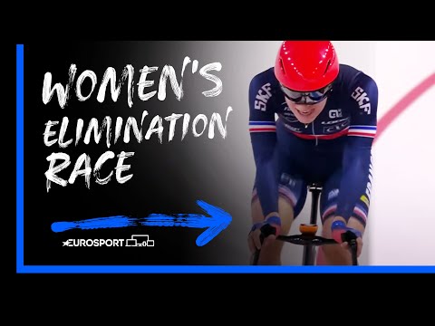 Clara Copponi takes victory at the Women's Omnium Elimination race  | 2022 European Championships