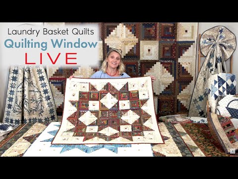 Log Cabin, Pineapple, Courthouse Steps and MORE!   Quilting Window LIVE - Mar 4, 2021