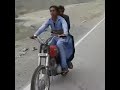 Funny One Wheeling Accident