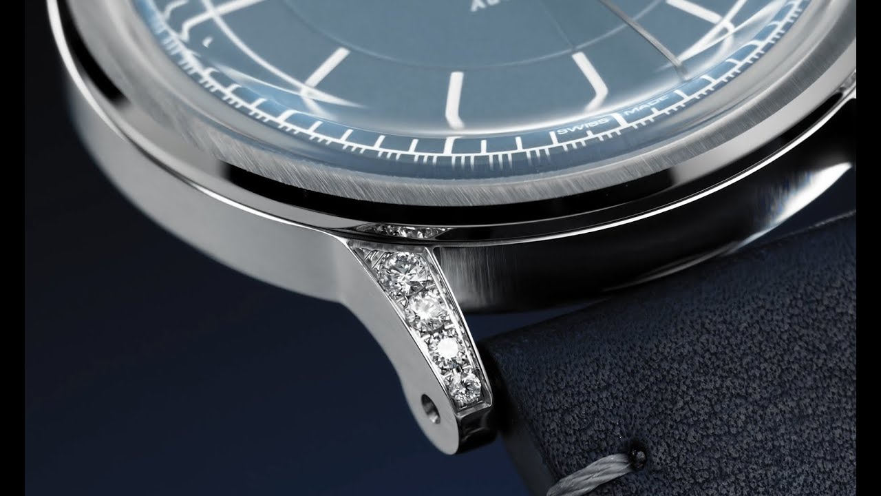 Millesime Automatic Denim Blue Dial Diamonds