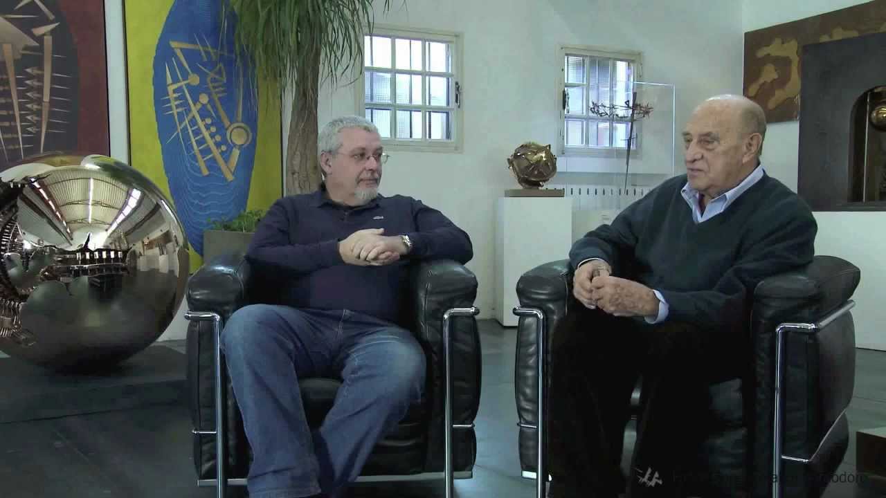 Arnaldo Pomodoro e Flaminio Gualdoni