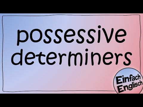 my, your, his, her - Possessive adjectives explained | Easy English