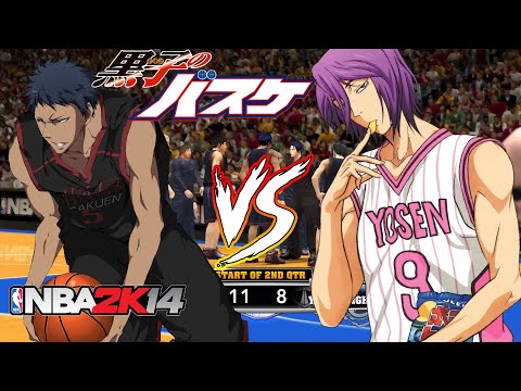 Touou VS Yosen - NBA 2K14 MOD | Kuroko No Basuke