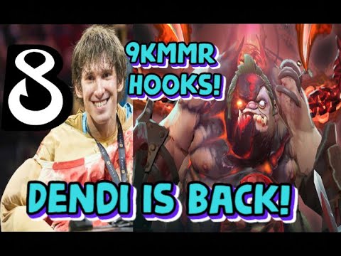Dendi.B8 Legendary Pudge - 9Kmmr hooks!
