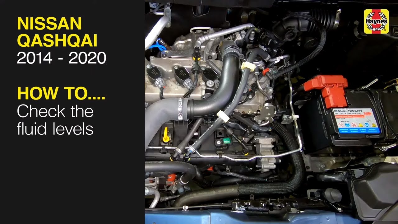 Watch video Nissan Qashqai (2014 - 2020) - Check the fluid levels Now Nissan Qashqai (2014 - 2020) - Check the fluid levels