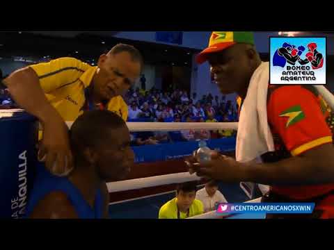 5) 64kg Roberto ZARIÑANA GOMEZ (MEX) 4-1 a Colin LEWIS (GUY) - Cuartos de Final