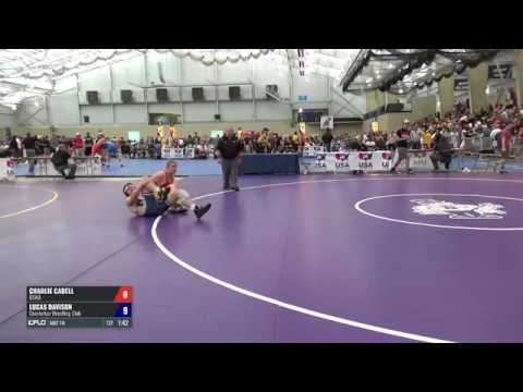 85 Round of 16 - Charlie Cadell (USWA) vs. Lucas Davison (Chesterton WC)