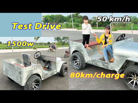 Make your own electric Jeep Wrangler part 10: Test drive