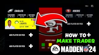 Madden 24 - How To Make Trades & Use The Trade Finder In Franchise Mode