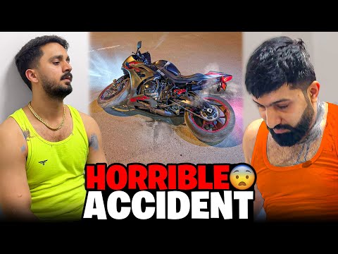 Our Horrible Accident on Heavy Bike😭Marty Marty bach gaye🤕