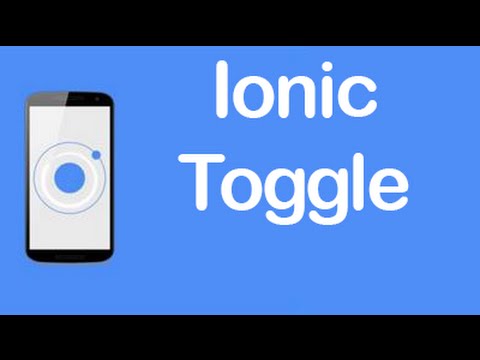 Ionic CSS Components Toggle