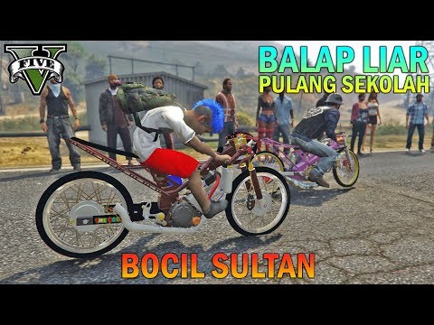Elementary School Boy Goes Home From School and Races Illegally - GTA 5 SULTAN