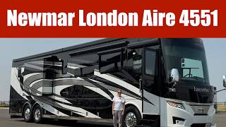 A preview image of the linked video showcasing 2021 Newmar London Aire 4551