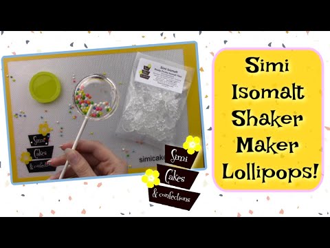 Simi Isomalt Shaker Maker Lollipops