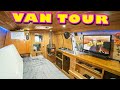 STEALTH VAN LIFE TOUR Extremely ORGANIZED Cargo Van Conversion