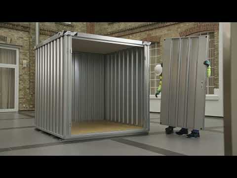 Schnellbaucontainer Montage