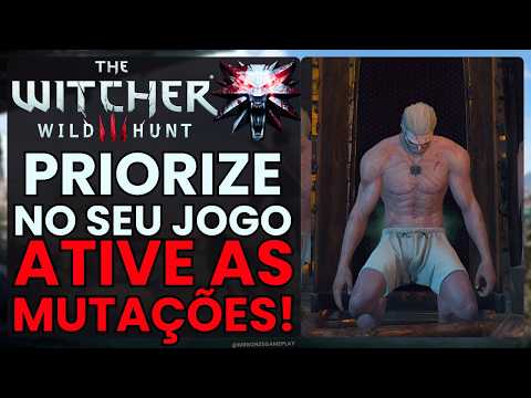 COMO DESBLOQUEAR as MUTAÇÕES do Geralt no Jogo The Witcher 3 | + 4 Slots de Habilidades