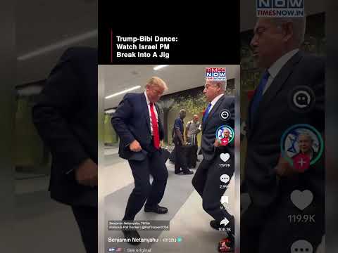 Unbelievable Trump-Bibi Dancing Video: Israel PM Shakes A Leg, Posts This Viral AI Video| #shorts