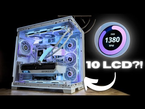 A PC with ONLY the TL LCD fans ft. Lian Li [RTX 4080 | 7800X3D]