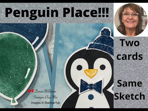 PenguinPlaceEp79~ #denisewillerton #stampin’chezmoi #facebooklive #penguinplace #catchingbutterflies