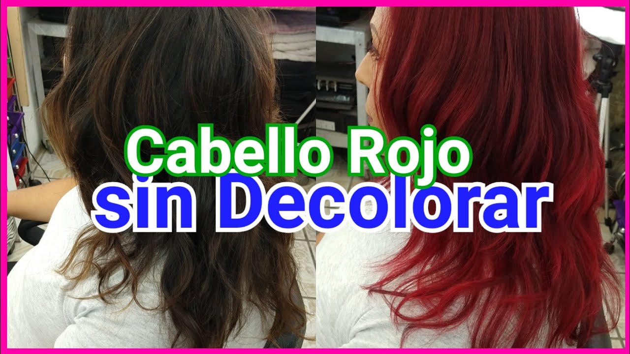 Cabello Rojo sin Decolorar / Lilyymakeuup