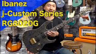 Video thumbnail for リードの説得力が抜群！！Ibanez「 j-Custom Series RG8020G」を弾かせていただきました！ by 西尾知矢