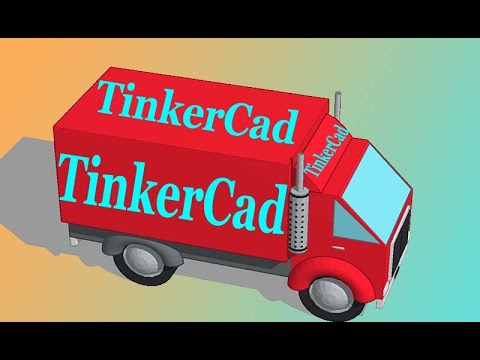 TinkerCad tutorial for beginners Part 2 || 3D designing || How to build a truck in TinkerCad