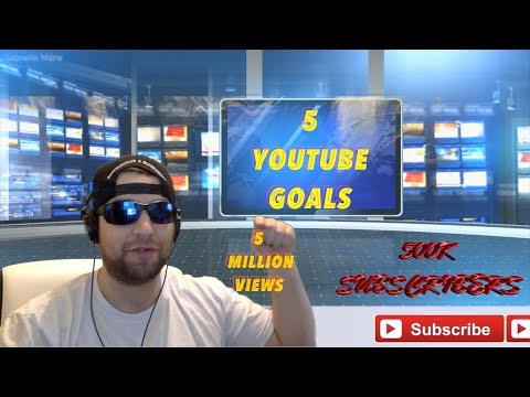 5 YOUTUBE GOALS 2018 #YZERTV - Can I get 500K subscribers and 5 million views in a year?
