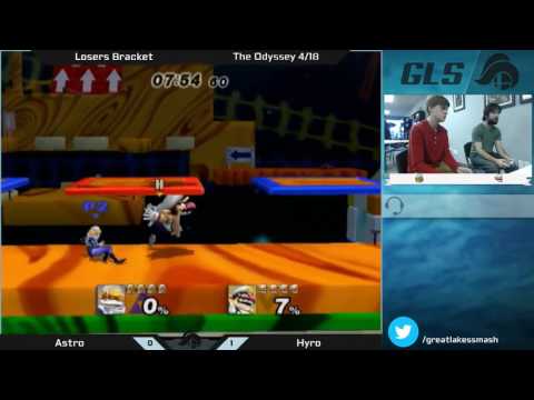 The Odyssey 4/18 Project M Bracket - Astro (Sheik) vs. Hyro (Wario)