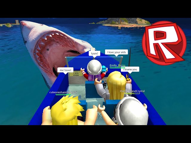 ROBLOX LET'S PLAY SHARK ATTACK with FANS | RADIOJH GAMES