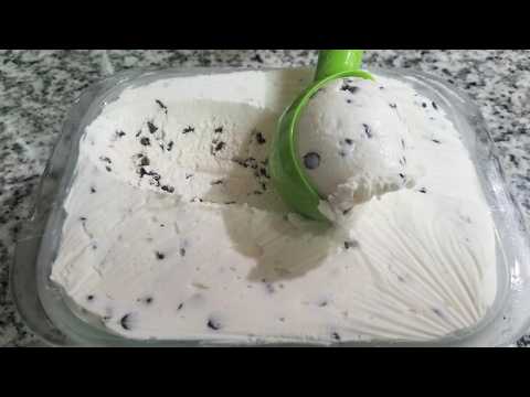 Easy 3 Ingredient Chocolate Chip Ice Cream | No Churn