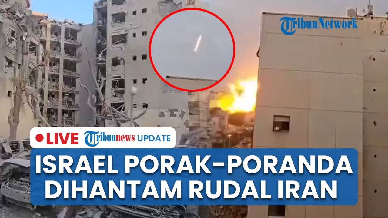 🔴LIVE: Serangan Terakhir Iran! Rentetan Rudal Hantam Israel 4 Menit Jelang Gencatan Senjata Dimulai